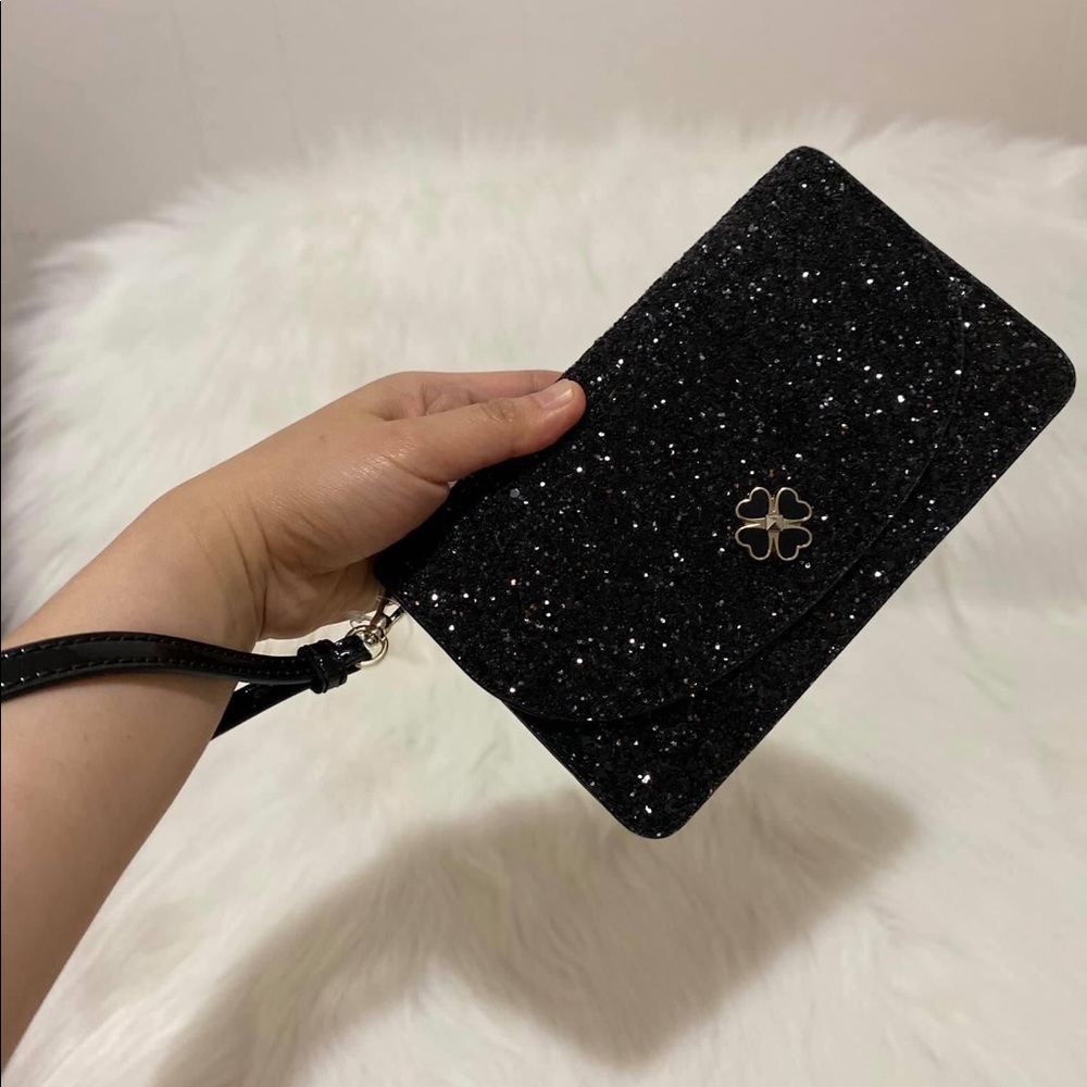 KATE SPADE glittery Multifunction Wristlet